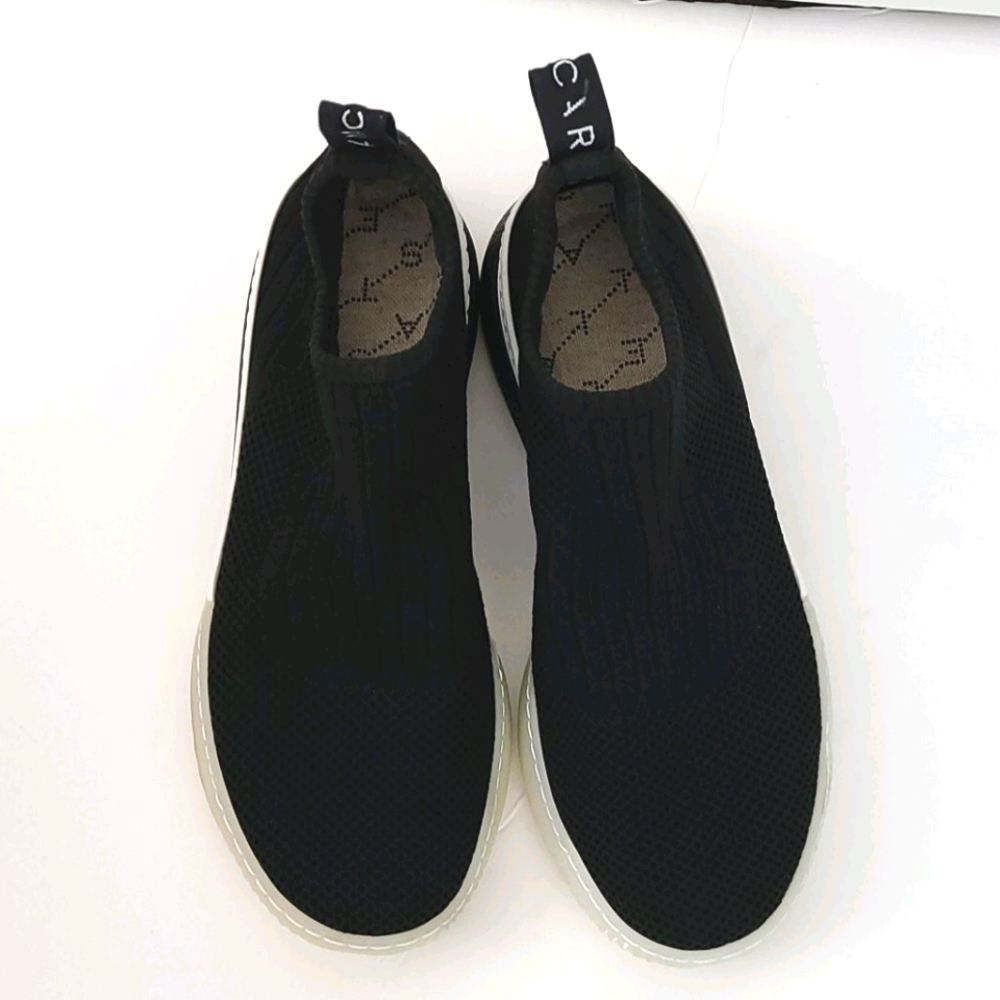 ❤️ SALE ❤️Stella McCartney black knit sneakers 39/9 - Picture 3 of 8